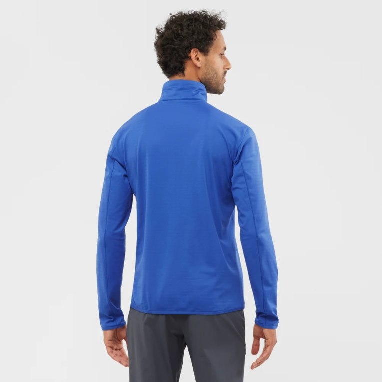 Blue Salomon Essential Lightwarm Half Zip Men's Sweatshirt | IE ZE8236